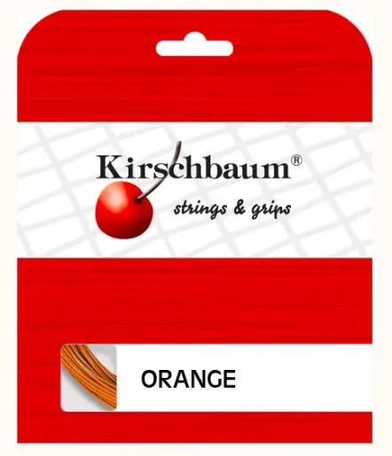 ORANGE Tennis String Set (12m)(17g-1.23mm)