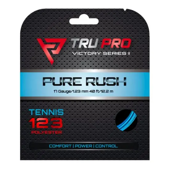 PURE RUSH Tennis String Set (40 ft/12.2 m)(17g-1.23mm)