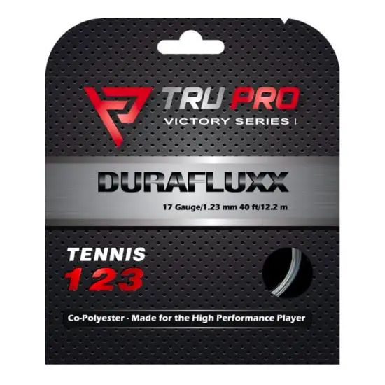 DURAFLUXX Tennis String Set (40 ft/12.2 m)(17g-1.23mm)