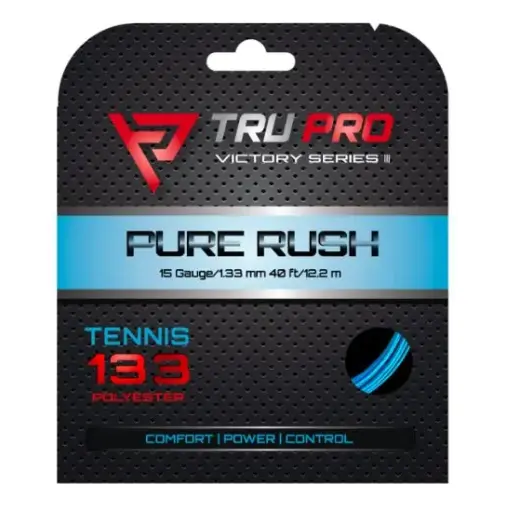 [Pure Rush String Set (15g-1.33mm)] PURE RUSH Tennis String Set (40 ft/12.2 m) (15g-1.33mm)
