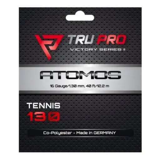 [Atomos Tennis String Set (16g-1.30mm)] ATOMOS Tennis String Set (40 ft/12.2 m)(16g-1.30mm)