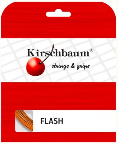 [FLASH Tennis String Set (12m)(17g-1.25mm)(Orange)] FLASH Tennis String Set (12m)(17g-1.25mm)(Orange)