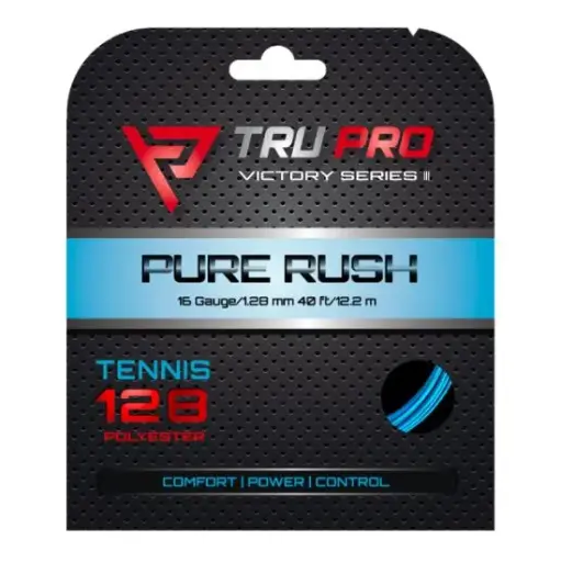 [Pure Rush String Set (16g-1.28mm)] PURE RUSH Tennis String Set (40 ft/12.2 m)(16g-1.28mm)