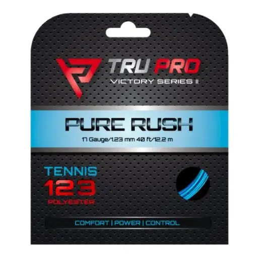 [Pure Rush String Set (17g-1.23mm)] PURE RUSH Tennis String Set (40 ft/12.2 m)(17g-1.23mm)