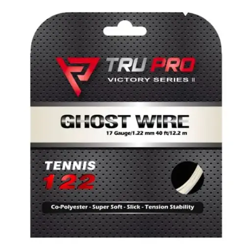 [Ghost Wire String Set (17g-1.22mm)] GHOST WIRE Tennis String Set (40 ft/12.2 m)(17g-1.22mm)