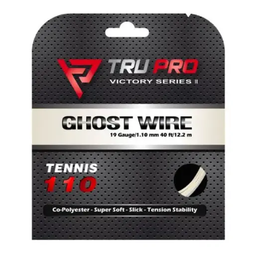 [Ghost Wire String Set (19g-1.10mm)] GHOST WIRE Tennis String Set (40 ft/12.2 m)(19g-1.10mm)